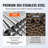 24'' Round Stainless Steel Fire Pit Accessory