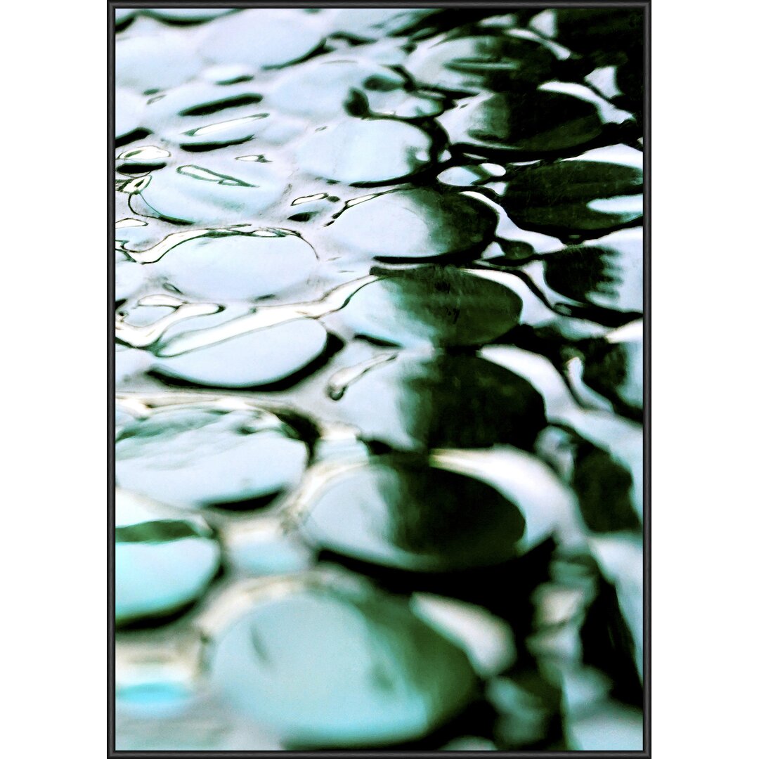 Gerahmtes Poster „Aqua II“ von Nicole Gadiel , Fotodruck