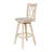 Depali Swivel Solid Wood Counter Stool