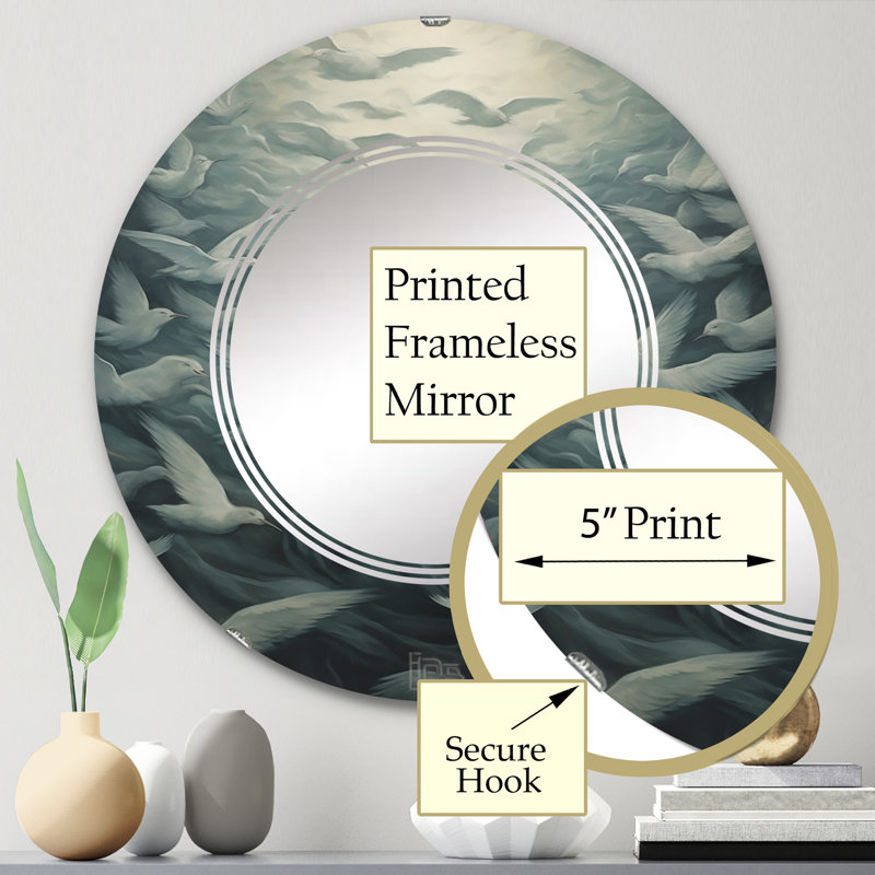 Wiet Circle Mirror, 24" x 24"
