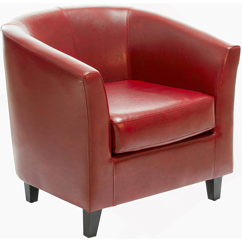 Fauteuil club Plaza, Rouge