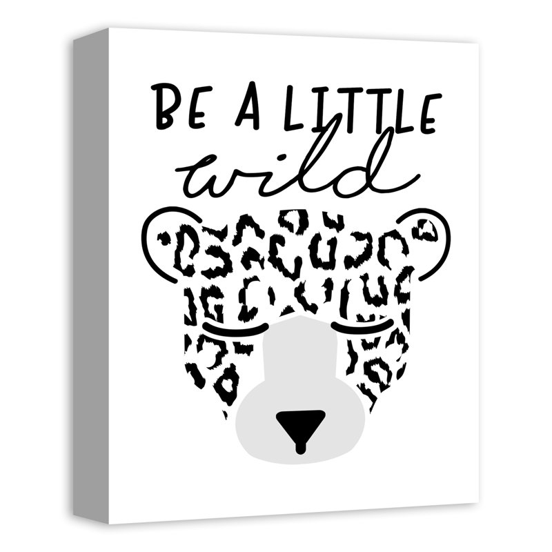 Art sur toile little wild leopard Mader, Toile tendue, H 14 po x l 11 po x P 1,25 po