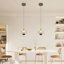 Luminaire suspendu simple à 1 lumière DEL