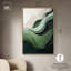 «Green Echoes I», art abstrait vert-386245759-386245751