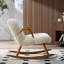 Chaise berçante moderne et luxueuse
