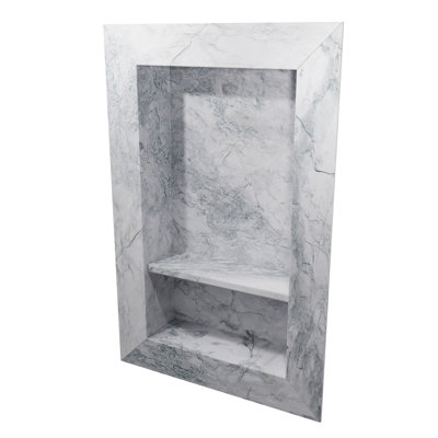 FlexStone 17"W x 26"H Recessed Shampoo Caddy in Everest