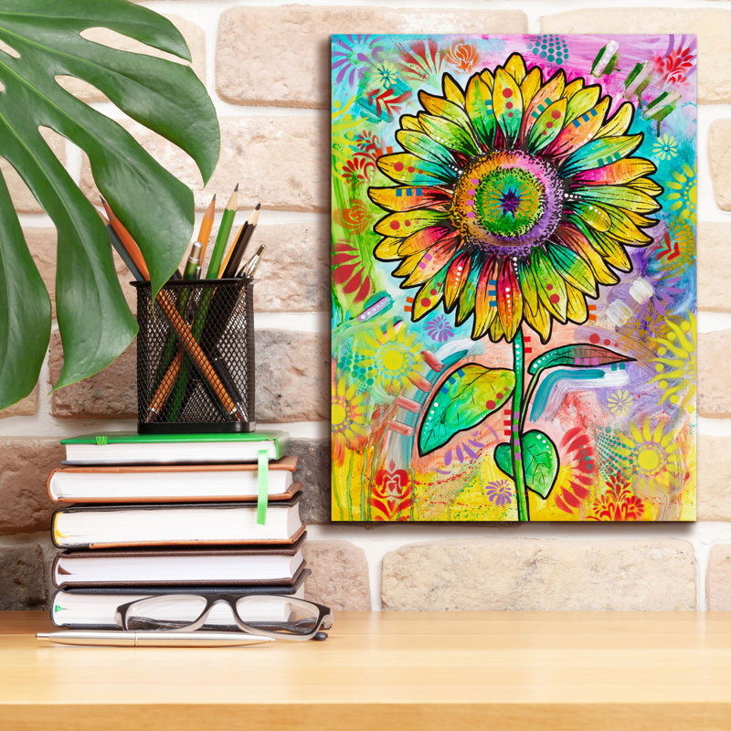 'Growing Summer Tall' by Dean Russo Canvas Wall Art, 16" H x 12" W x 0.75" D