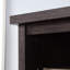 Brun avec motif d'inspiration côtière et portes en verre encadrées, idéal pour les articles de bureau essentiels dans le bureau à domicile, le salon ou le bureau, deux tablettes réglables, des compartiments de rangement supplémentaires, élégant