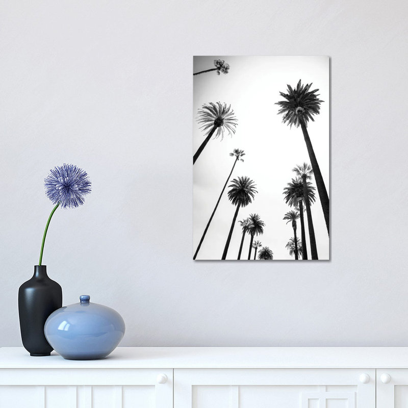 Beverly Hills Palm Trees Alley by Philippe Hugonnard - Wrapped Canvas Print, 30.48 cm H x 45.72 cm W