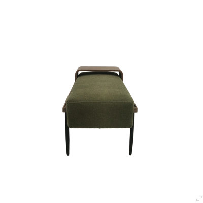1 PCS Cocktail Ottoman With Slide Tray