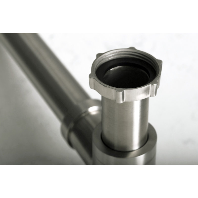 Siphon en laiton DAX, noir mat