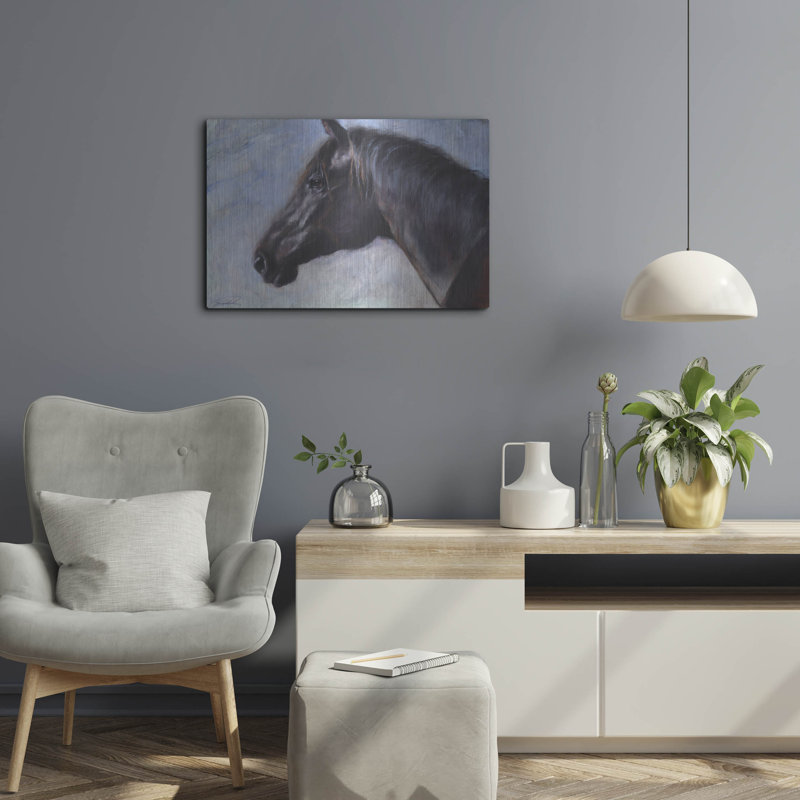«Equine Encounter» par Robert Campbell, H 16 po x l 24 po