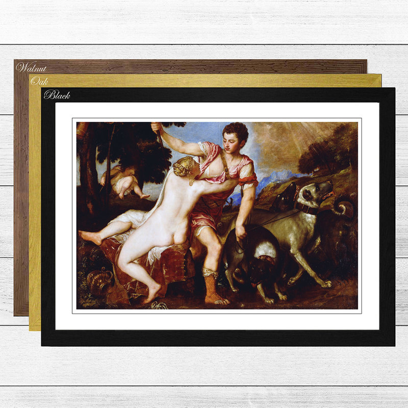 Titian - Single Picture Frame Painting, Oak