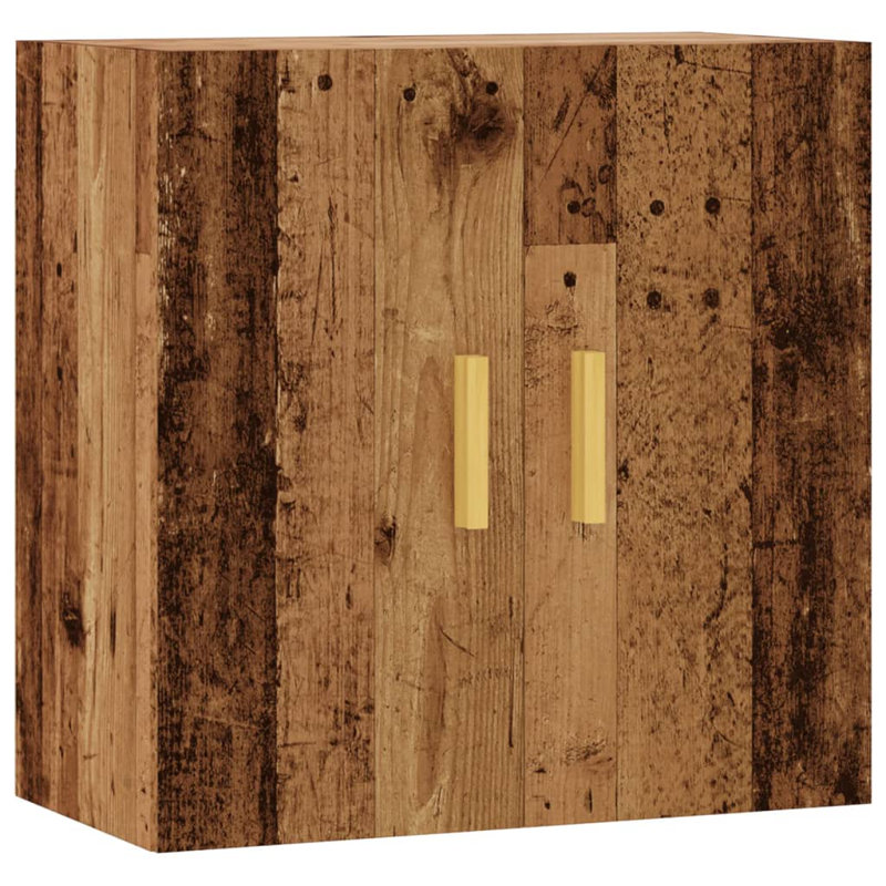 17 Stories Wall Cabinet  60X30x60 Cm Engineered Wood, Old Wood