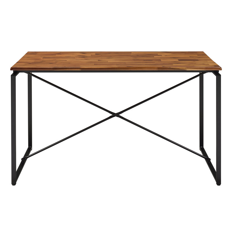 Dining Table With Metal Sled Base