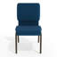 Rayleigh 18.5"W Dot Fabric Stacking Church Chair