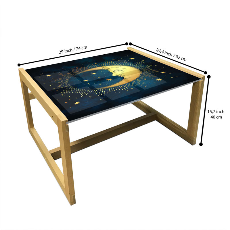Jaanvi Sled Coffee Table, 62cm H x 74cm W x 40cm D