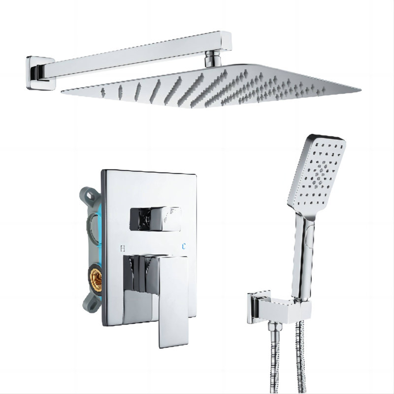 All-In-One Kit with Rough in-Valve, Chrome