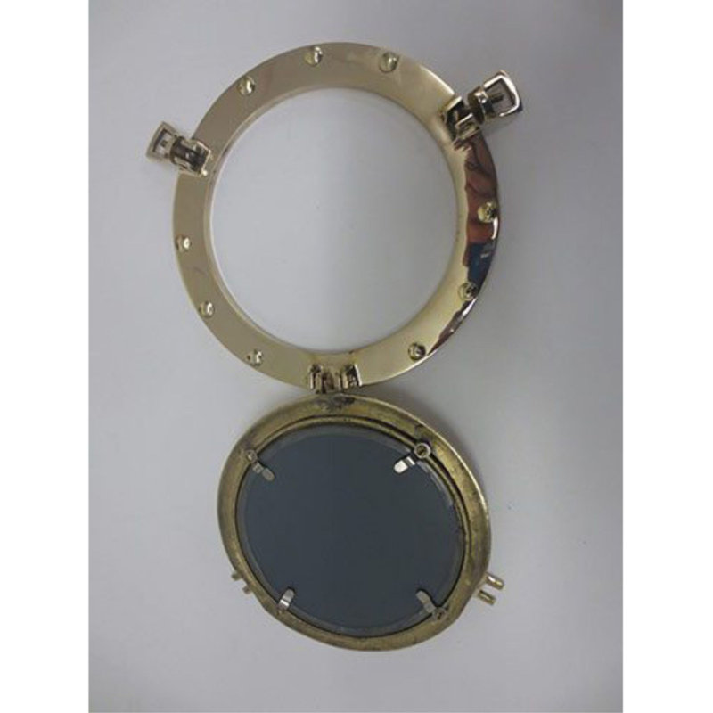 Liev Metal Flat Wall Mirror, 15cm H x 15cm W