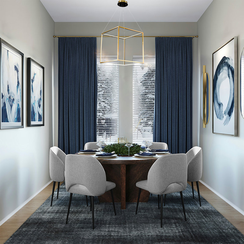 Modern 1 Light LED Square Pendant, 25.5" H x 25.5" W x 25.5" D