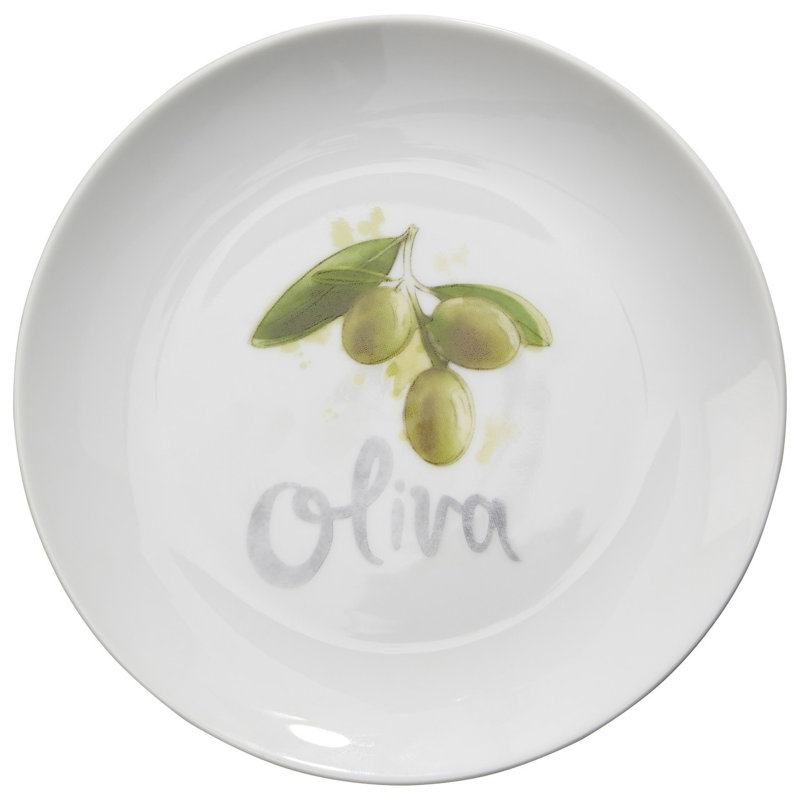 19cm Porcelain China Appetiser Plate, Set of 4