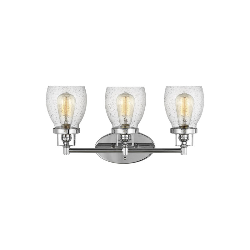 Belton Three Light Wall / Bath from Generation Lighting , Chrome, No