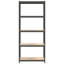 Analie 75cm W Galvanised Steel Shelving Unit