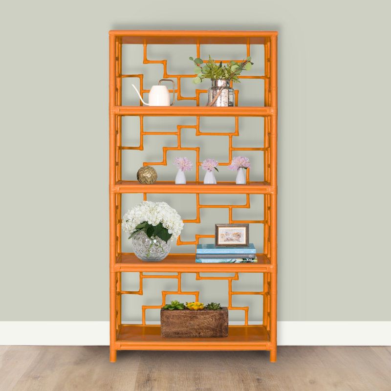 Tibet Bookcase, Citrus Orange