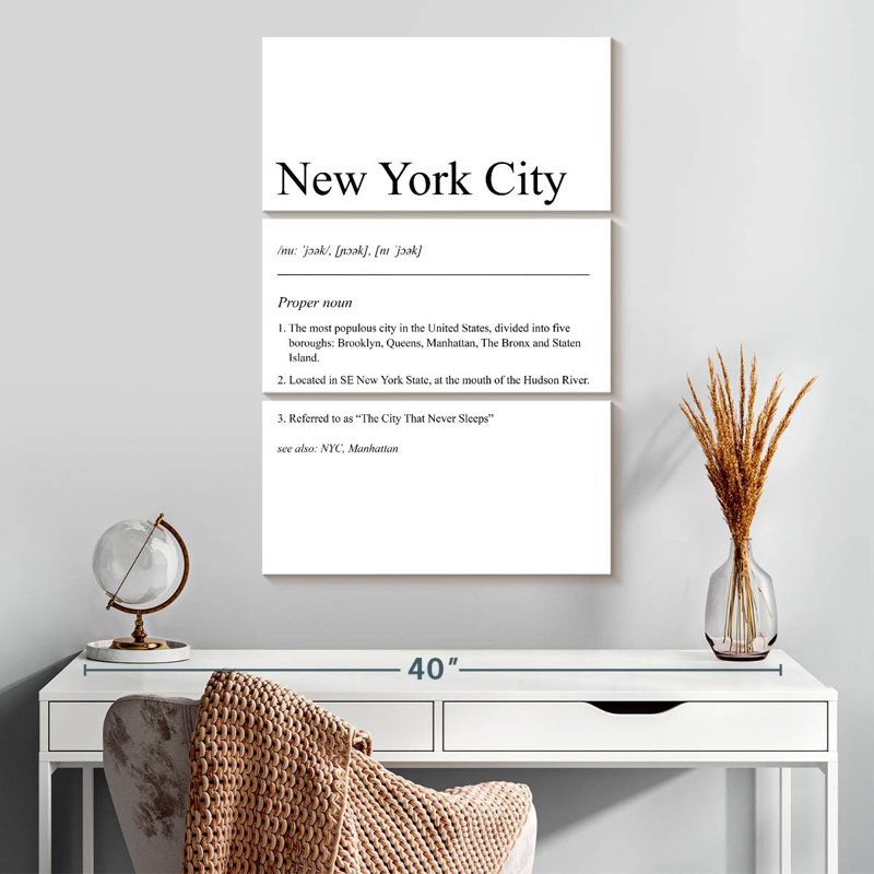 Définition Sirci NYC, H 32 po x l 20 po