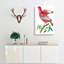 Pompadour Chatterer Bird by George Shaw - Wrapped Canvas-55330746
