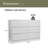 Modern Bedroom 6 Drawer Dresser-2127860812