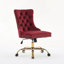 Chaise de bureau moderne rembourrée capitonnée avec base en métal et chaise de bureau réglable-258777105-258777110