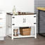 Buffet de cuisine avec armoire de rangement, tablette inférieure-300187874