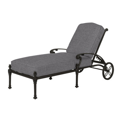 Florence Chaise Lounge Frame with Sunbrella Cushions