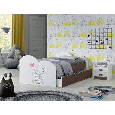 Haysi European Toddler (80 X 160cm) Cabin Bed with Storage Included