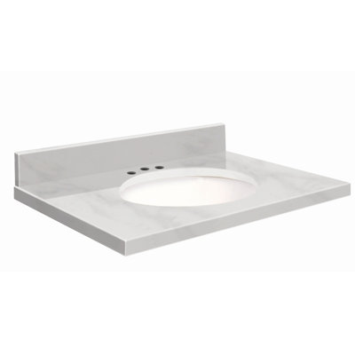 Dessus de salle de bain simple 31 po meuble-lavabo
