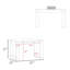 Bureau d'ordinateur avec grand plan de travail Wengue
