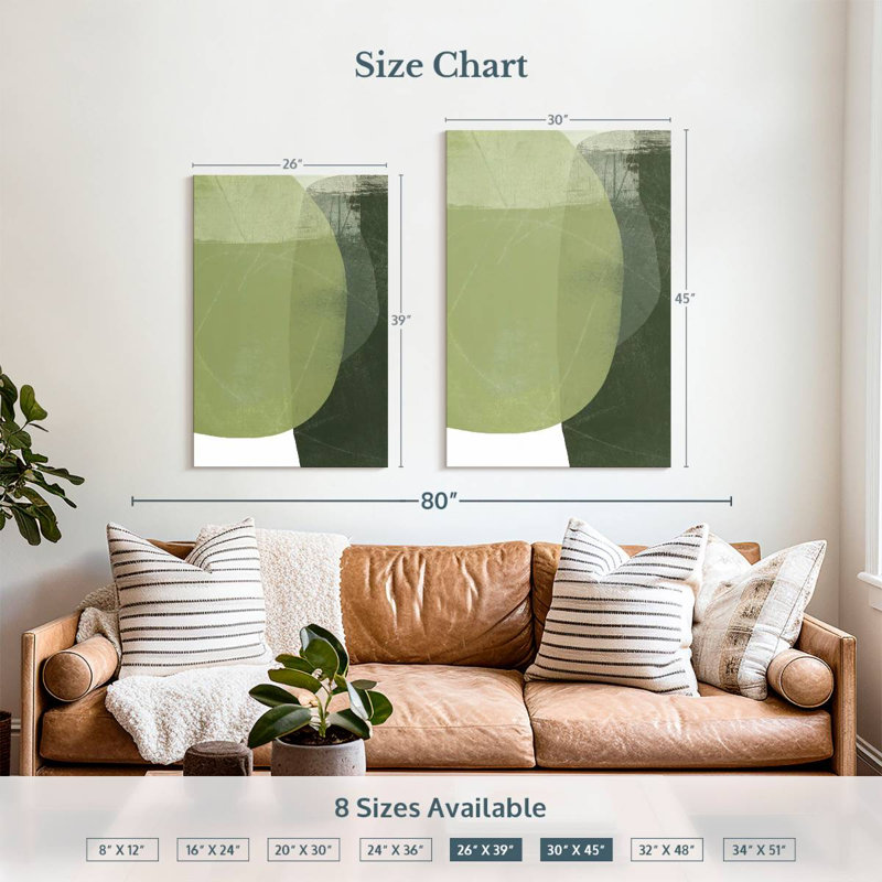 Avery Verdant Arc I, 39" H x 26" W