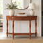 Console en bois massif avec tiroir cannelé Stockseth-1735510550