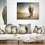 Smart Elephant Walking - Coussin imprimé animal-29516318-29516321