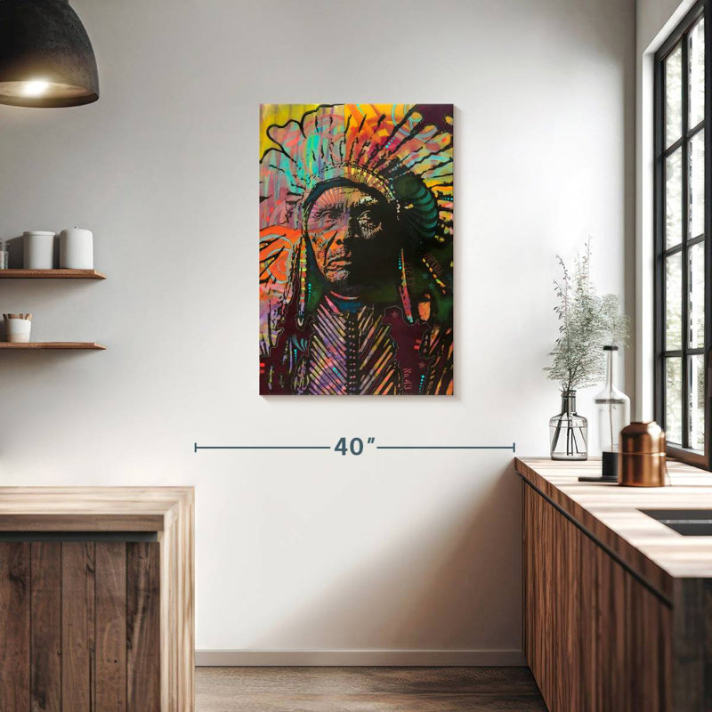 Amérindien Leisha I, H 36 po x l 24 po