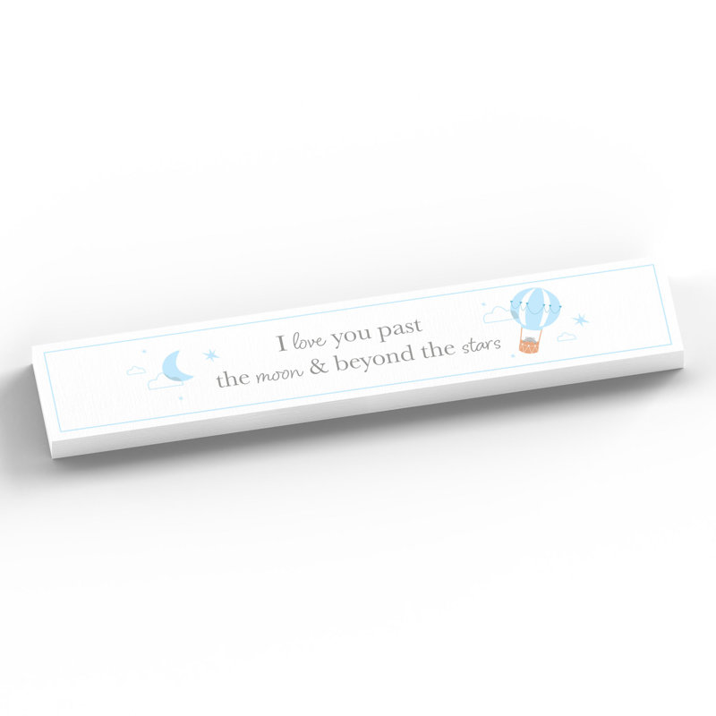 Verica Text & Numbers Letter Block, White/Blue