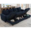 Canapé-lit modulaire réversible en velours Shavera-756870015