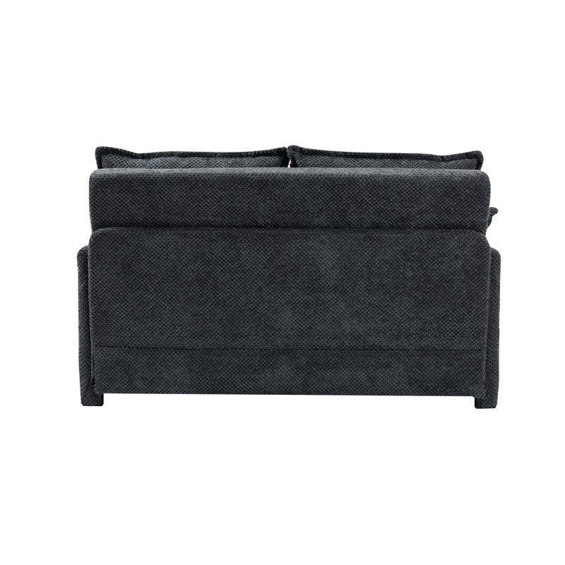 Sofa bed with C-type charging port, Grey Fabrics