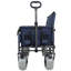 Chariot pliant 3 en 1 avec siège de banc - capacité de 500 lb, pneus de plage de 9 po x 4 po pour le camping et la plage-122456821