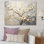 Art mural sur toile de cornouiller floral