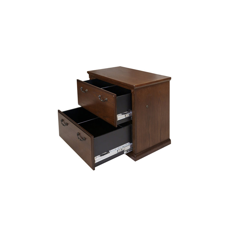 Reynoldsville 33.75'' Wide 2 -Drawer File Cabinet, Burnish