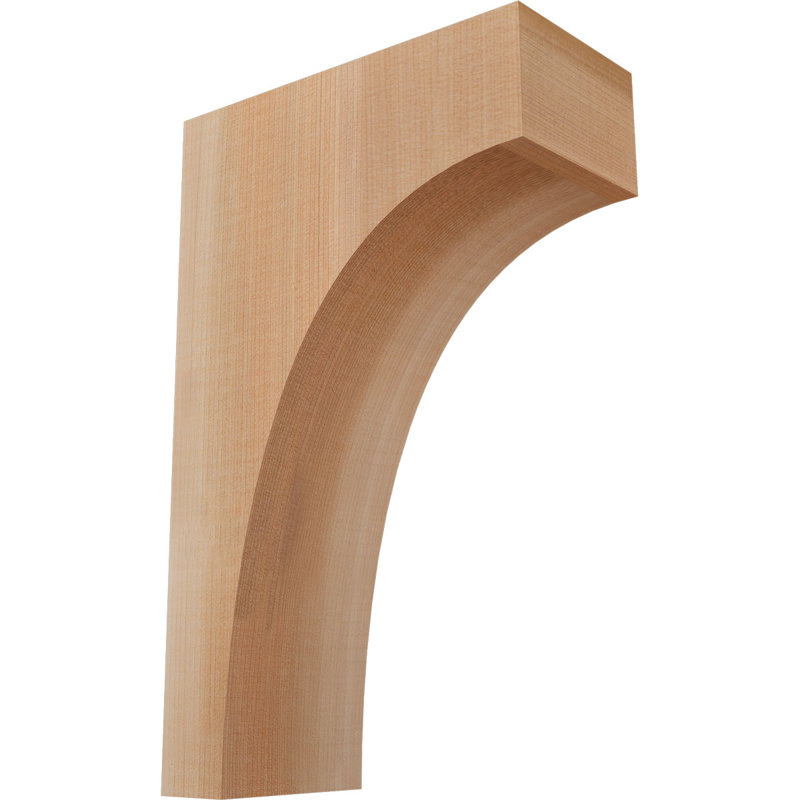 Huntington Corbel, H 12 po x l 3,5 po x P 8 po, Lisse, Cèdre rouge
