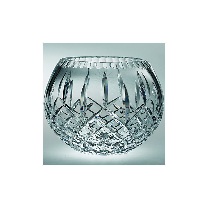 Crystal Decorative Bowl, 3.75" H x 5" W x 5" D