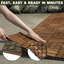 31cm L x 31cm W Solid Wood Interlocking Deck Deck Tile Kit-1325054604